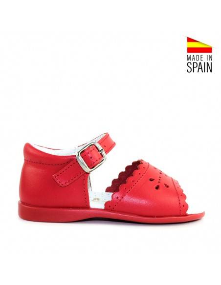 SANDALIAS DE BEBE ROJAS