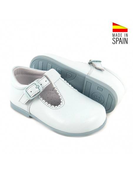 ZAPATOS BEBE NIÑO AZUL CELESTE