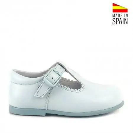 ZAPATOS BEBE NIÑO AZUL CELESTE