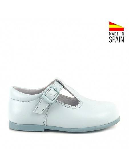 ZAPATOS BEBE NIÑO AZUL CELESTE