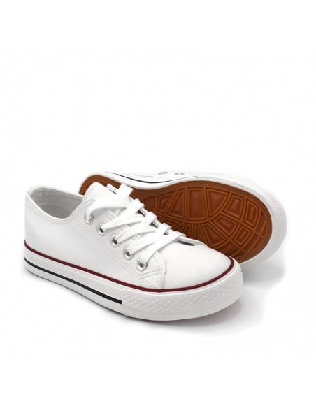 ZAPATILLAS CV NIÑO BLANCA