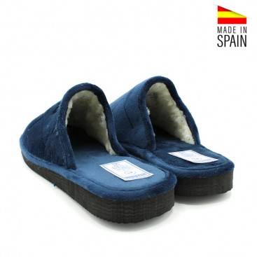Zapatillas para casa hombre con interior cálido y suela de eva