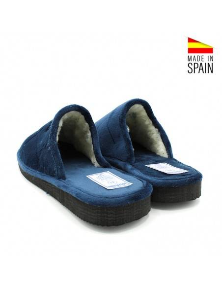 Zapatillas para casa hombre con interior cálido y suela de eva