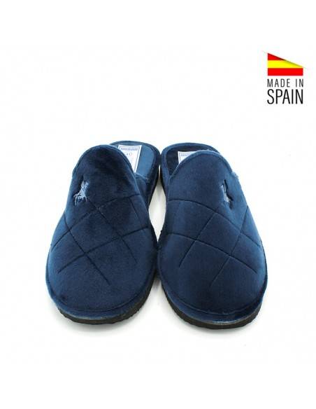 Zapatillas casa hombre marino fabricadas en España