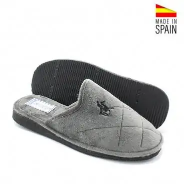 ZAPATILLA DE CASA grises para hombre