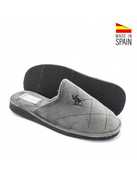 ZAPATILLA DE CASA grises para hombre