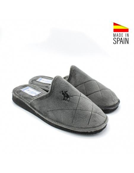 Zapatillas hombre para casa abiertas con interior cálido