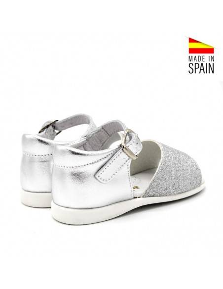 SANDALIA NIÑA PLATA