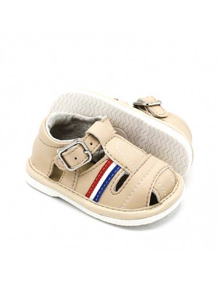 SANDALIAS BEBÉ BEIGE
