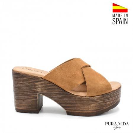 Zuecos camel Clearance