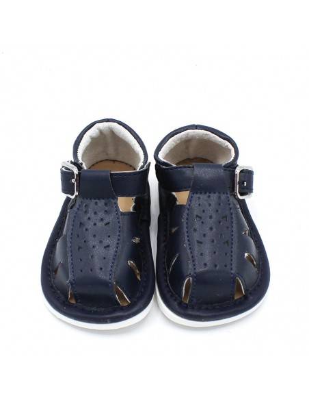 sandalias bebe piel