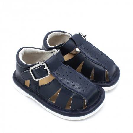 sandalias bebe piel