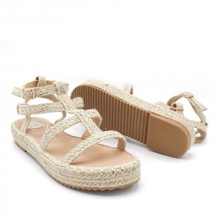 Sandalias Romanas de Esparto - Sandalias Mujer 2022