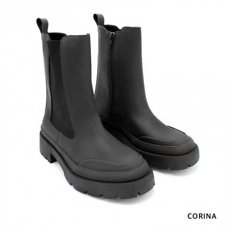 BOTIN TRACK PIEL - Negro | ZARA España