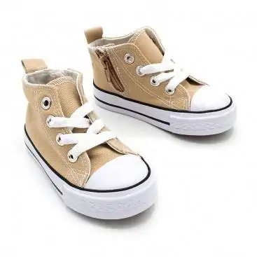 BOTIN LONA NIÑA BEIGE