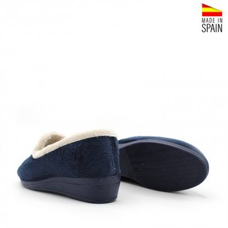 Zapatilla de casa mujer con cuña 3,4 cm