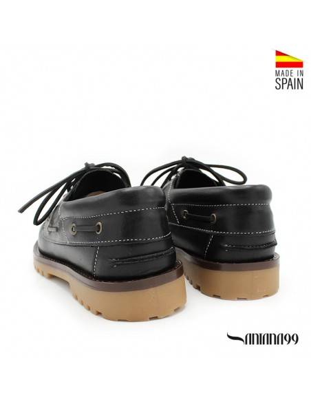 náuticos negros hombre