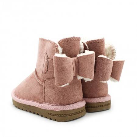 Botas Australianas de Bebé Rosa con Pelo