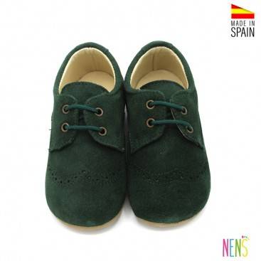 zapato verde niño