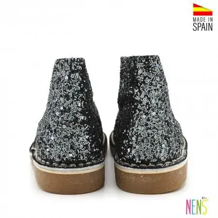 botas glitter niña
