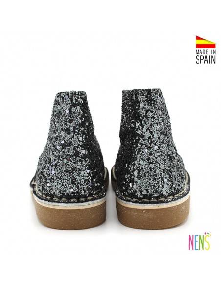 botas glitter niña
