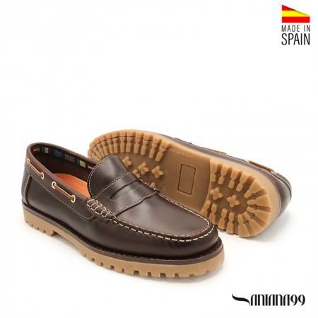 nauticos hombre marron