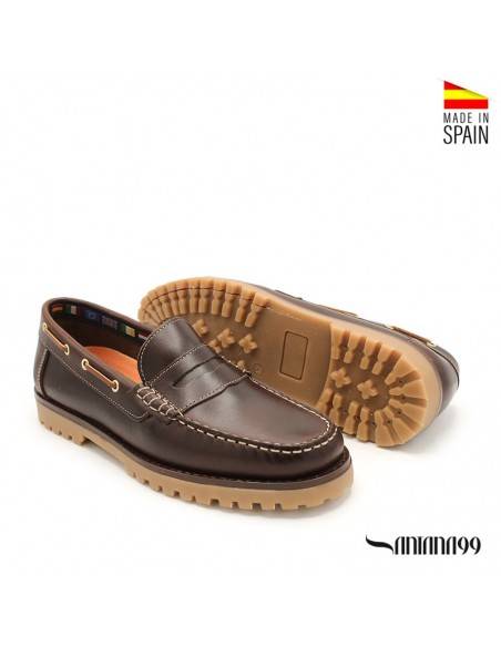 nauticos hombre marron