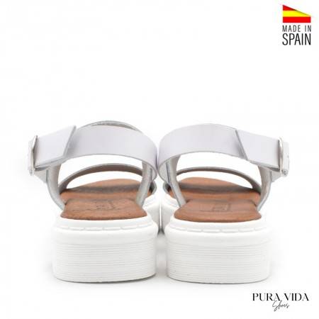 Sandalias de Gel con Plataforma color Blanco - PURAVIDA 2022