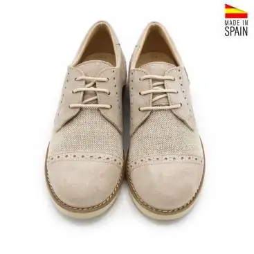 ZAPATOS COMUNIÓN NIÑO BEIGE