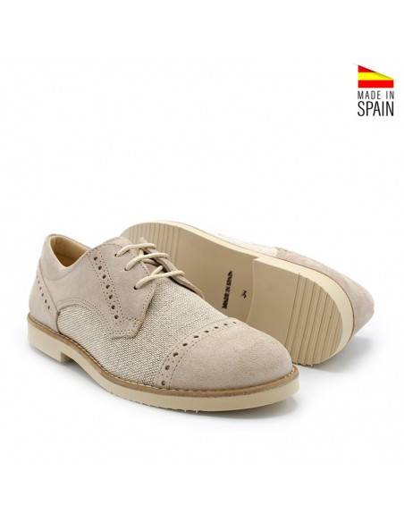 ZAPATO COMUNIÓN NIÑO BEIGE