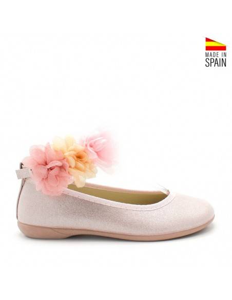 zapatos comunión niña rosas
