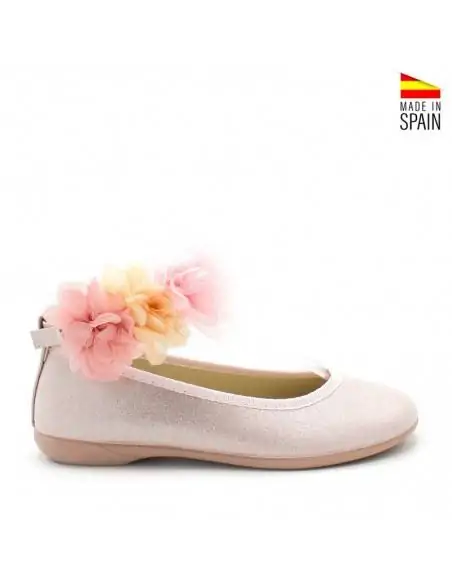 zapatos comunión niña rosas