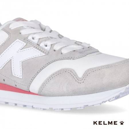 ZAPATILLAS KELME - MODELO 46923 - BLANCO/GRIS/ROSA