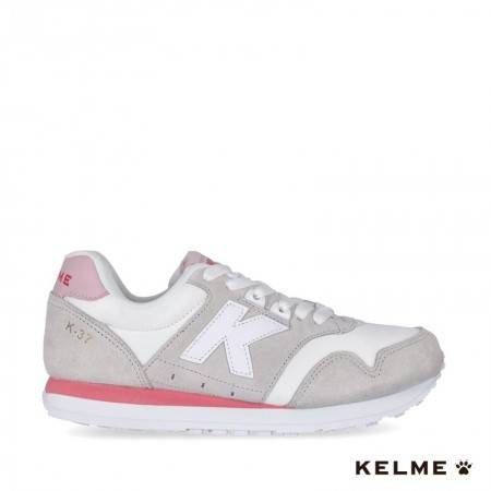 ZAPATILLAS KELME - MODELO 46923 - BLANCO/GRIS/ROSA