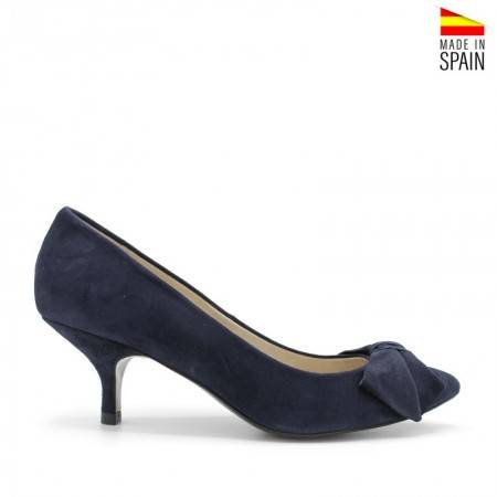 comerciante mecanismo demostración Zapatos de tacón bajo color Azul marino - Made in Spain