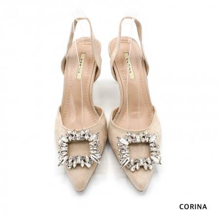 Stiletto Joya de color Beige - Corina 2022