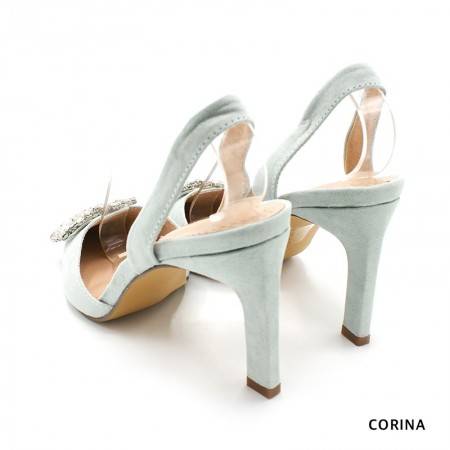 Stiletto Joya de color Azul celeste - Corina 2022