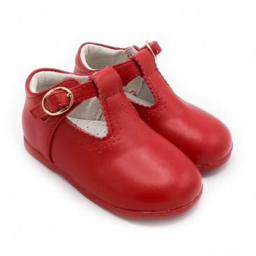 zapatos bebe rojos