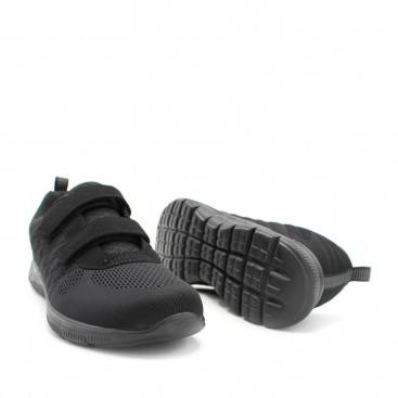 ZAPATILLAS VELCRO HOMBRE NEGRAS