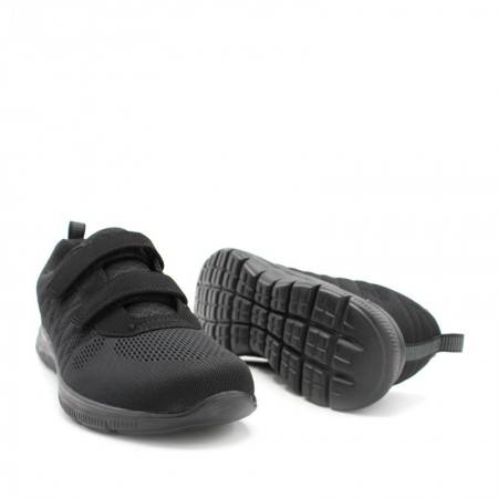 Zapatillas negras de Hombre con velcro Foam