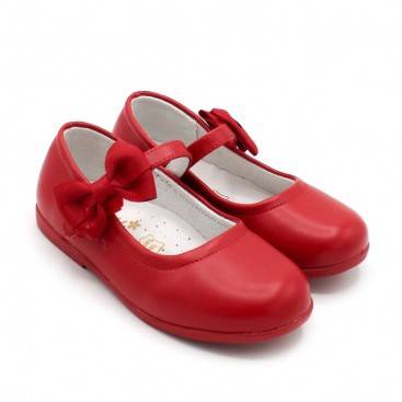 zapatos niña rojos