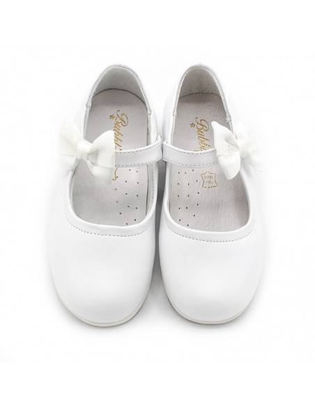 zapatos niña blancos