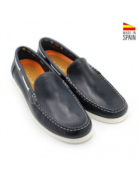 mocasin piel hombre