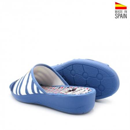 Zapatillas de andar por Casa Mujer de Verano color celeste