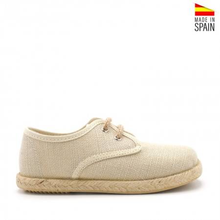 Blucher lino beige