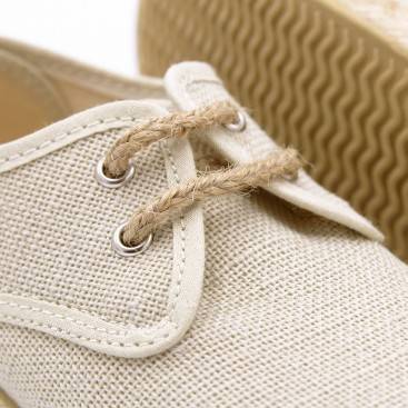 blucher beige niño lino