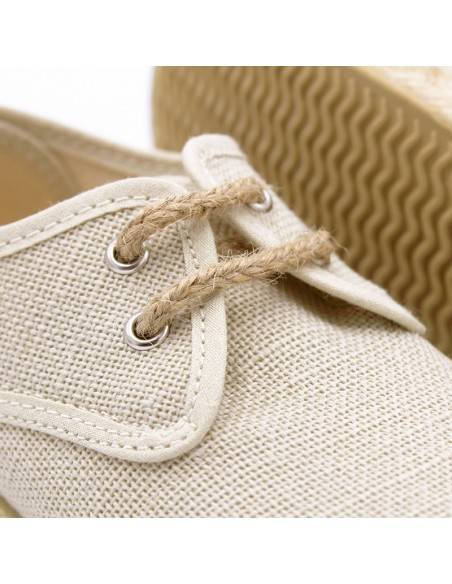 blucher beige niño lino