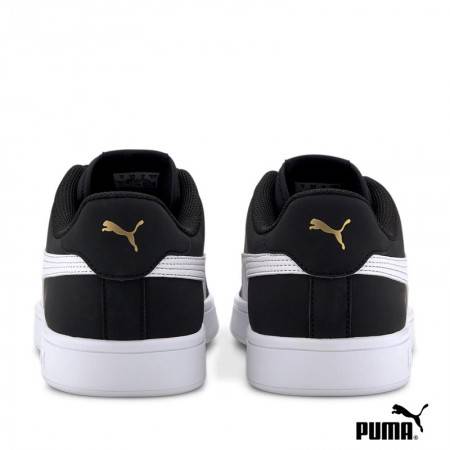 Zapatillas PUMA SMASH V2 BUCK color negro tacto terciopelo