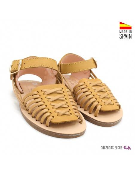huarache mostaza niño