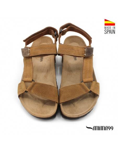 SANDALIAS HOMBRE CAMEL